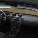 Coverking Custom Fit Dashcovers for Select Lexus ES300/ES330 Models - Poly Carpet (Tan), 45×15"