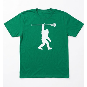 BigFfoot Lacrosse Logo Green T-Shirt, Green L