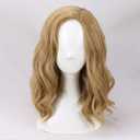 Women's Medium length Light Blonde Curly Cosplay Wig for Move (Medium (Pack of 1)