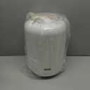 Bedroom Trash Can with Lid,3 Gallon / 11L Garbage Can with Pop-Up Lid, Small Trash Cans Plastic Waste Basket with Removable Legs for Bathroom, Kitchen, Bedroom, Office-White