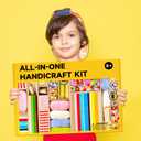 Fusihey Craft Supplies for Kids  Kids Craft Kit Box with 3000+ Pieces, Arts and Crafts Kit for Kids Ages 48 & 812, Storage Craft Box for Girls Boys, Bulk Art Materials Set Gift