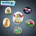 DALTACK 30 Pcs Large Rocks for Painting, Natural River Rocks, Flat River Rocks, 2-3 Inches Stones for Arts & Crafting