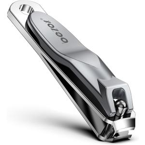 BEZOX Safe Baby Nail Clippers, Small Jaw Kids Nail Clipper Trimmers for Infants, Child and Toddlers, Precision Nail Grooming Tool for Tiny Fingers and Toes - Silver