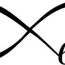 Wall Stickers Bedroom Decor Infinity Symbol Word Love Vinyl Art Decal (12'' X 33'', Black)