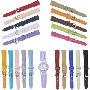 Women's Heart Shaped Multi-Color Faux Leather Watch