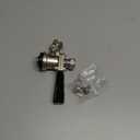 Keg Coupler, Sankey D Tap with 304 Stainless Steel Probe, Keg Coupler D System with Black Handle & Hose Clamp, D Style,Sankey D Tap for 5/16" ID Hose
