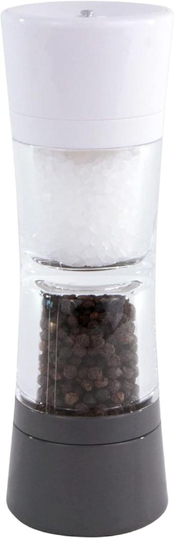Cole & Mason Lincoln Duo Salt and Pepper Grinder Combo, Acrylic Combination Mill Includes Premium Salt and Peppercorns
