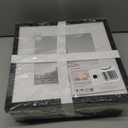 upsimples 12x12 Picture Frame Set of 10, Display Pictures 8x8 with Mat or 12x12 Without, Multi Photo Frames Collage for Wall or Tabletop Display, Black