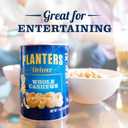 PLANTERS Deluxe Salted Whole Cashews, Party Snacks, Plant-Based Protein, Quick Snack for Adults, After School Snack, Roasted Cashew Flavored with Sea Salt, Bulk Nuts, Kosher, 1 lb 2.25oz Canister