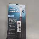 Philips Sonicare 4100 Rechargeable Electric Toothbrush, 1 Brush Head, Black 700% More Plaque Removal, Pressure Sensor, 2 Brush Settings, 2-Minute Guided Timer, 14-Day Battery, HX3681/24