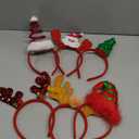 JOYIN 6 PCS Christmas Headbands Head Hat Toppers Costume Accessories for Kids Girls Boys Christmas Parties Xmas Holiday Party Favors Photo Booth
