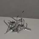 Ferraycle 24pcs Slatwall Hooks Assortment Kit 4/6/8 Inch Heavy Duty Slatwall Accessories Slat Wall Hanging Panel Hooks Display for Garage Shop Retail Organization Pegboard Gridwall(Silver)