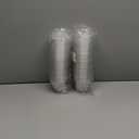 100 Pack 9 oz Clear Plastic Cups, Sturdy & Food Safe Disposable Plastic Cups for Wine Cocktail Punch
