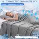 Cooling College Dorm Blanket & 2 Pillowcases, Queen