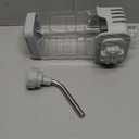 Vannon Small Animal Water Dispenser for Cage, 30oz Auto Feeding Crate Water Bottle for Rabbit, Chinchilla, Ferret, Guinea Pig, Squirrel, Hedgehog, Pet Nozzle Diameter: 10mm, BPA Free, Grey