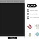 Metronic Poly Mailers 10x13 500Pcs,Strong Adhensive Shipping Bags for Clothing,Waterproof Poly Mailer Bags for Shipping, Flexible Shipping Envelopes for Small Business, Mailing Packages Bags Black