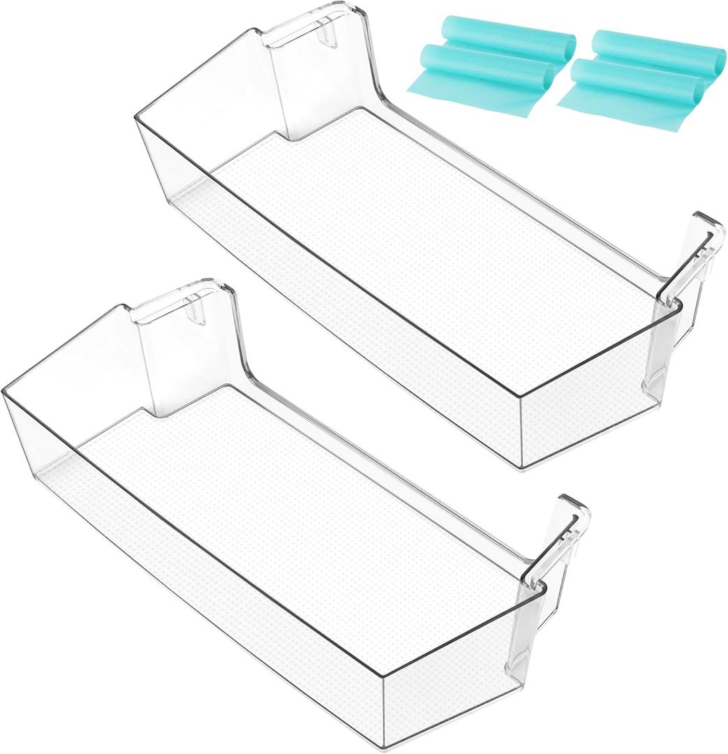 W11239961 W10900538 Refrigerator Door Bin Shelf Compatible for Whirl-Pool Refrigerators by Fetechmate Replace 4591452 W10900538 AP6333410 PS12578777 2-Pack