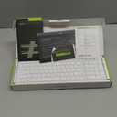 seenda Bluetooth Keyboard and Mouse Combo for Mac, SKM642 Rechargeable Slim Wireless Keyboard Mouse Compact, 3 MultiDevice Connection, Compatible for Mac, MacBook Pro/Air, iPad, White Silver