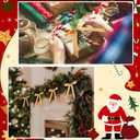 Riceshoot 30 Pcs Christmas Velvet Bow, 6 x 8 Inch Rustic Crafts Gift Bows Nice for Christmas Tree, Garland, Large Gifts, Parties, Indoor or Outdoor Decorations(Khaki)