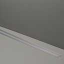 Shower Door Bottom Seal Strips 2PCS, 36 Inch Long Ultra Clear Vinyl Seal Strips with Sweep for 1/4"(6mm) Thick Frameless Glass Door, to Stop Water Leak