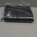 BEQHAUSE Dirt Trapper Door Mat 24" x 36", Non-Slip Washable Doormats Entrance Mat, Dirt Resistant and Absorbent Welcome Mat, Low Profile Floor Mats for Front Back Door and Entryway, Black