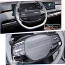 Steering Wheel Button Frame,For Kia Sportage 2026Kia K4 2025,Kia EV6 2025,Kia EV3 2025 2026 - ABS Carbon Fiber Steering Wheel Frame,Steering Wheel Button Cover Accessories, NOT FIT GT-Line Model