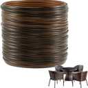 Biggun 459ft Wicker Repair Kit - Rattan Patio Chair Sofas Repair Supplies for Outdoor Lawn Furniture, Premium New Materials Basket Weaving Webbing Replacement Parts