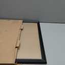 21x26 inch Picture Frame Solid Wood Black,Suitable for Panoramic Photo Frame, Posters,Painting,Group Photo,Puzzle (A23B2126)