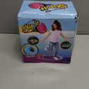 Just Play Skip It Retro Outdoor Toy, Light Up Ball and Digital Counter, Pink, Soft Foam Padded Ankle Ring, 31-inch Long, Screen Free Play, Toys for Kids Ages 5 Up