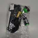 Flexi Hose Expandable Garden Hose with 8 Function Nozzle, 25FT - Lightweight Retractable Garden Hose, Water Hose - No-Kink Flexibility, 3/4 Inch Solid Brass Fittings and Double Latex Core (Black)