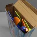 Fuwidvia 3 Pack Airplane Launcher Toys, 13.2'' LED Foam Glider Plane Toy for Boys, 2 Flight Modes Outdoor Flying Toys Birthday Gifts for Boys Girls 4 5 6 7 8 9 10 11 12 Year Old (Blue&Green&Orange)