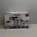 T-fal P2614634 Secure Aluminum Initiatives 12-PSI Pressure Cooker Cookware, 6-Quart, Siver