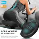 Noseless Bike Seat Cushion for Men & Women - Extra Padding & Comfort Wide Bicycle Seat, Oversized Comfortable Saddle for Peloton Bikes, Exercise Bikes, Electric Bikes, Cruiser Bikes