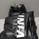 Air Mattress Queen with Built in Pump, 18" Elevated Inflatable Blow Up Mattress with Self-Inflation/Deflation, Soft Flocked Top Air Bed for Guest, Home,Camping, 80x60x18in, Max 660lb, Black