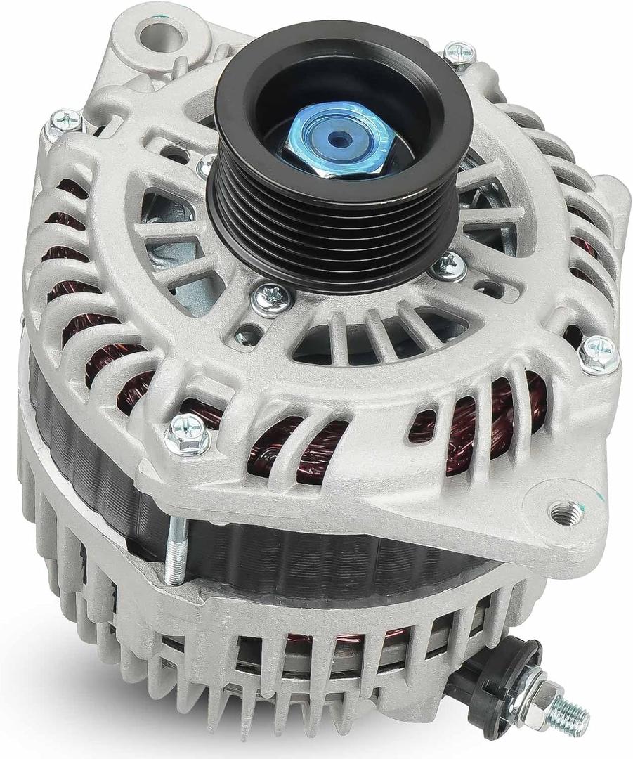 New Alternator 3.5 3.5L Fit for 2007-2010 Nissan Altima, for 2009-2014 Murano 3.5L, for 2009 2010 Maxima, for 2011-2017 Quest, V6 3.5L 12V 130A, 11341, 23100-1AA1A, 23100-1AA1B, 213-9665, 334-2778