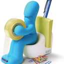 The Butt Tape Dispenser  Funny Gifts for Men  Weird Stuff, Desk Accessories for Men - Novelty, Fun Office Supplies Gag Gifts for Men - Teacher Gifts Boss Gifts for Men - Going Away Gift for Coworker (Blue)