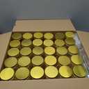 Wesiti 60 Pcs 8 oz Clear Plastic Mason Jars Containers With Screw on Gold Lids Refillable Round Empty Plastic Jars Storage Containers Reusable for Kitchen Household Dry Food Storage Honey Herb Nuts