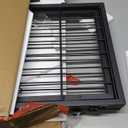 PAWLAND 72 Extra Wide Dog Gate for The House, Doorway, Stairs, Freestanding Foldable Wire Pet Gate, Pet Puppy Safety Fence, 30" Height (Espresso, 3 Panels) (3 Panels 72 "W x 32"H)