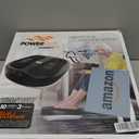 Power Legs Electric Foot Massager Machine with Remote Control, Adjustable Speed, Vibration - Calf Massager - Feet Massager for Neuropathy Pain Relief, Plantar Fasciitis, Leg Blood Circulation (Black)