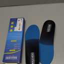 Walkhero Plantar Fasciitis Insoles for Men Women - Orthotics Inserts, Shoe Insoles Arch Support Flat Feet Inserts Work Boot Insoles for Standing All Day (Mens 8-8 1/2 | Womens 10-10 1/2) (Blue)