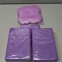 RoundFunny 5 Pcs Yoga Blocks Knee Pads Yoga Strap Set Soft Premium Foam Blocks Accessories for Pilates Meditation General Fitness Stability, Kneeling, Balance, Deepen Stretches and Toning (Purple)