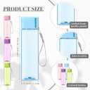 Mifoci 30 Pcs Water Bottle Bulk 17 oz Plastic Sports Water Bottles for Kids Adults Reusable Leak Proof Portable Drink Container Large for School Classroom Travel Camping Fitness Office(Multicolor)