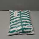 Veseacky Family Christmas Pajamas Matching Sets Adult Onesie Zipper Hooded Footed One-Piece Pjs Jumpsuits (XX-Large, Women-green White Striped)