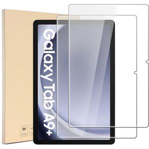 8 x CoBak 2 Pack Screen Protector for Samsung Galaxy Tab A9 Plus 10.9 Inch 2023, Tempered Glass with HD Clarity,Scratch Resistance and Bubble-Free Installation - Straight Edges