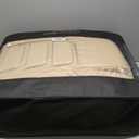 Coverado Car Seat Covers Full Set, Seat Covers for Cars, Front Seat Covers and Back Seat Cover Waterproof Leather Automotive Seat Cover, Universal Car Interior Protectors Cushion for Most Cars Beige