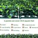 ODTORY Artificial Ivy Privacy Fence Wall Screen,40X120 in(33.5 sqft) UV-Anti Faux Boxwood Roll Panels Greenery Backdrop Ivy Vine Leaf Hedges Fence Panels for Indoor Outdoor Green Wall Decor