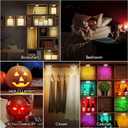Onumii LED Puck Lights Battery Operated LED Under Cabinet Lighting Wireless Stick on Tap Lights with Remote Controll Color Changing Timer Function for Cabinets, Shelves, Closets - 6Pack White