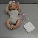 WOOROY Realistic Reborn Baby Dolls - 20 Inch Lifelike Newborn Baby Girl with Full Vinyl Body, Real Life Baby Doll Gifts Toy Set with Accessories for Kids Age 3+