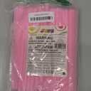 JOYIN 120 PCS Valentine Heart Shaped Pink Straws, Reusable Drinking Cute Straw for Valentine's day Cocktail, Birthday Party, Bridal Shower, Wedding Supplies, Valentine Party