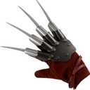 Nightmarish Claw Glove with Plastic Blades, Horror Clawed Handwear Monster Halloween Costume Scary Party Hand Glove Creep Fright Cosplay Costume Accessory